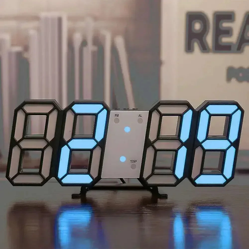 3D LED digital clock