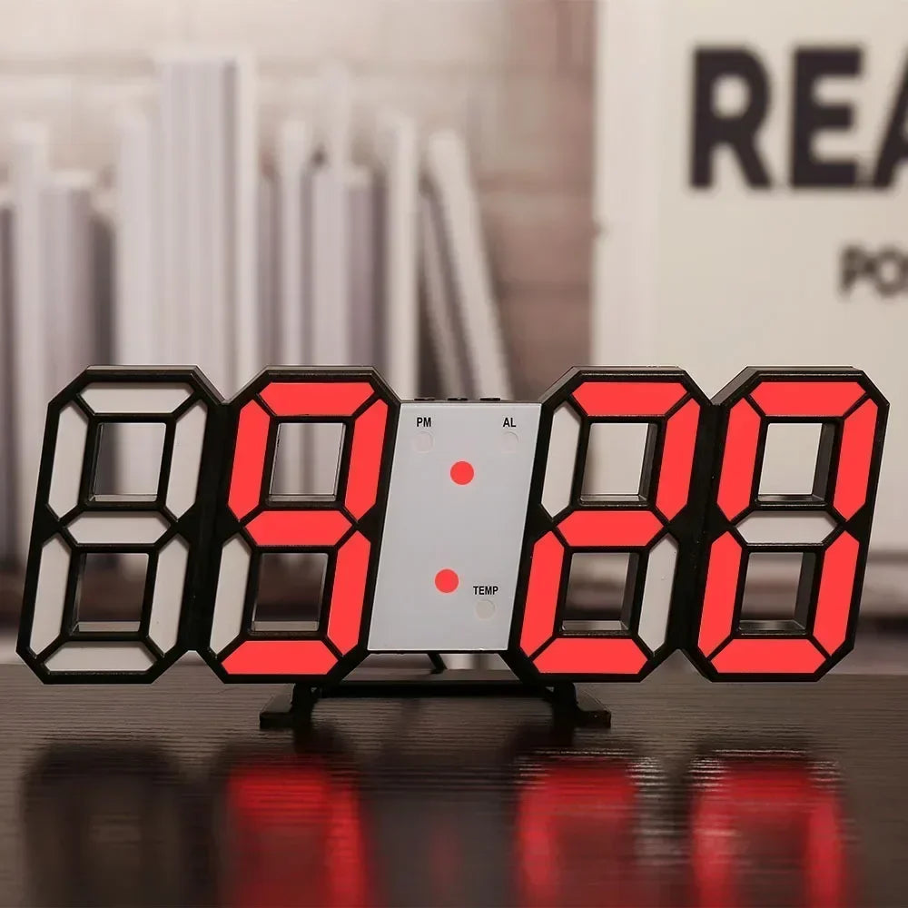 3D LED digital clock