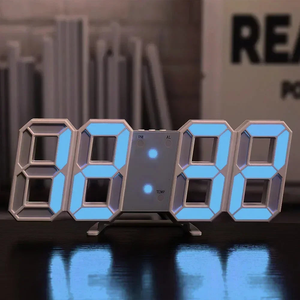 3D LED digital clock