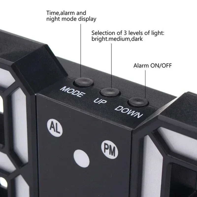 3D LED digital clock