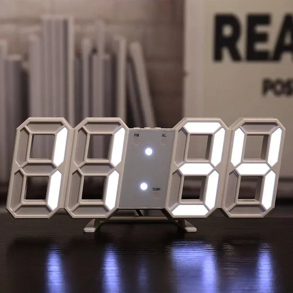 3D LED digital clock