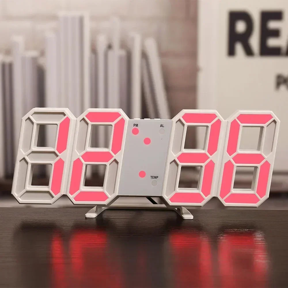 3D LED digital clock