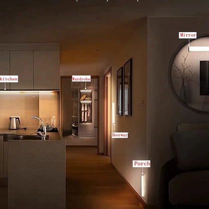 LED motion sensor light
