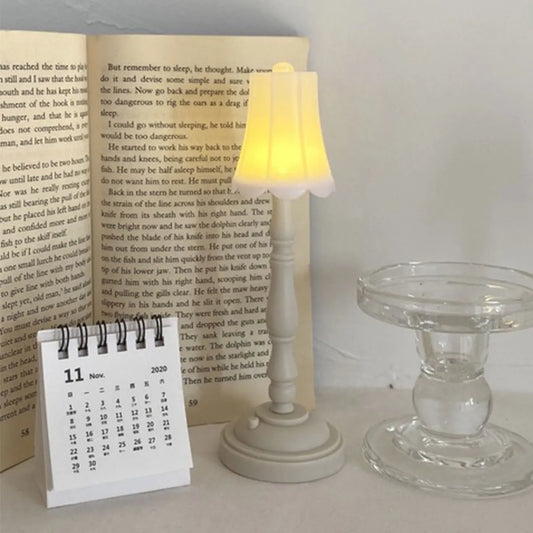 warm bedside lamp